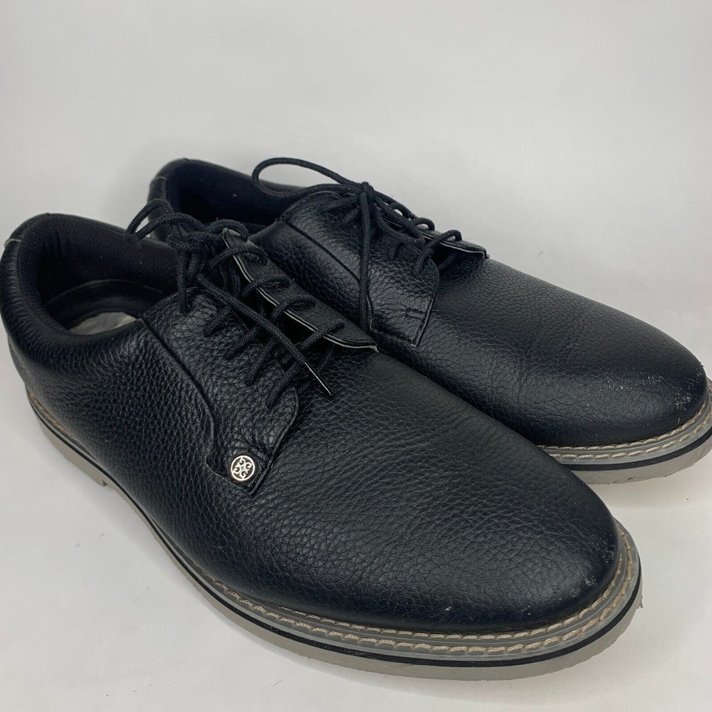 G/Fore Golf Shoes Mens 11.5 Black Gallivanter Leather‎ Spikeless